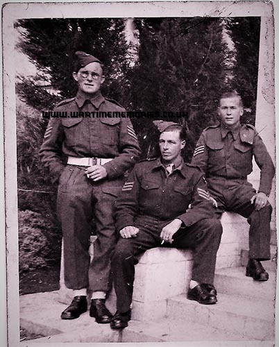 Robert on left, in Italy 1944